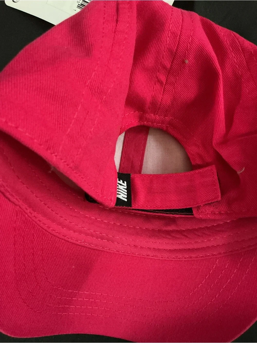 Nike Infant Club Cap - Hot Pink with Black Swoosh